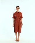SIXDO Woven Flared Dress for Women